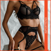 Women's Lace Steel Ring Sling Lingerie